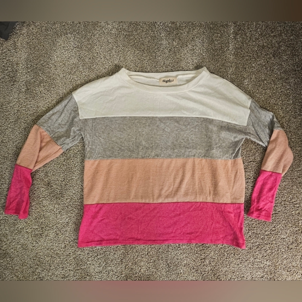 Haptics hacci Color Block Sweater